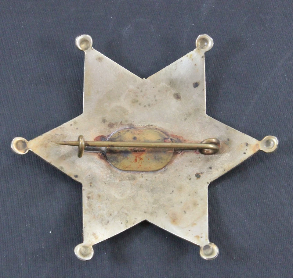 Insignia obsoleta del Sheriff adjunto del Viejo Oeste Shasta County California Foto 2 de 4