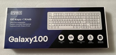 EPOMAKER Galaxy 100 QMK/VIA Wireless Gaming Keyboard, Aluminum Shell, Bluetooth