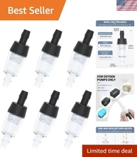 6 Count One-Way Aquarium Check Valves - Secure Pump Protection for Fish Tanks