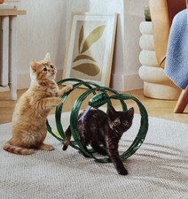 Boots And Barkley Cat Tunnel Snake Design New Mesh Toy Pets Seat & Chase