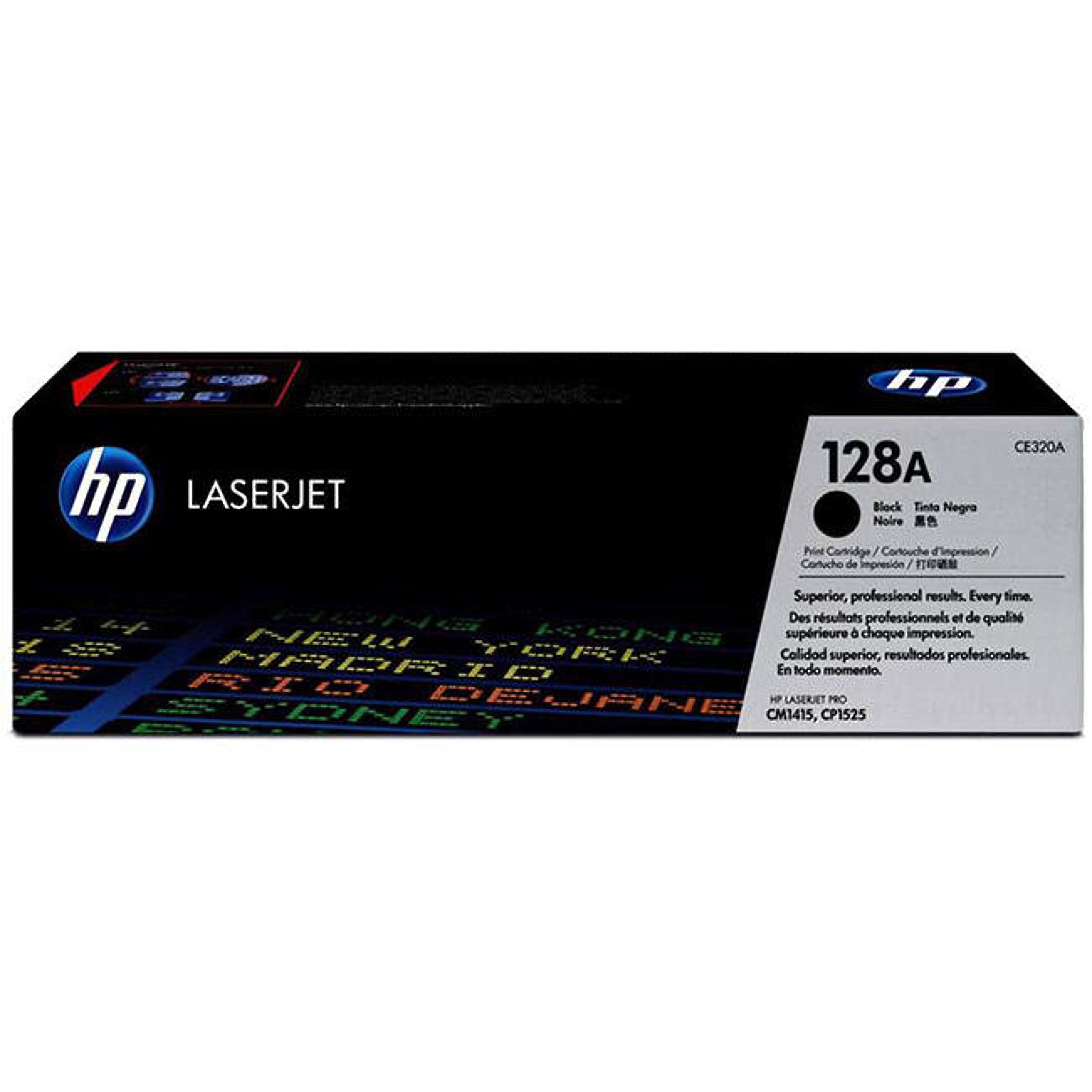 Original HP 128A Black Toner Cartridge (CE320A)