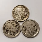 1924 P D S 5c Indian Head Buffalo Nickel - Mint Mark Set - SKU-U2830