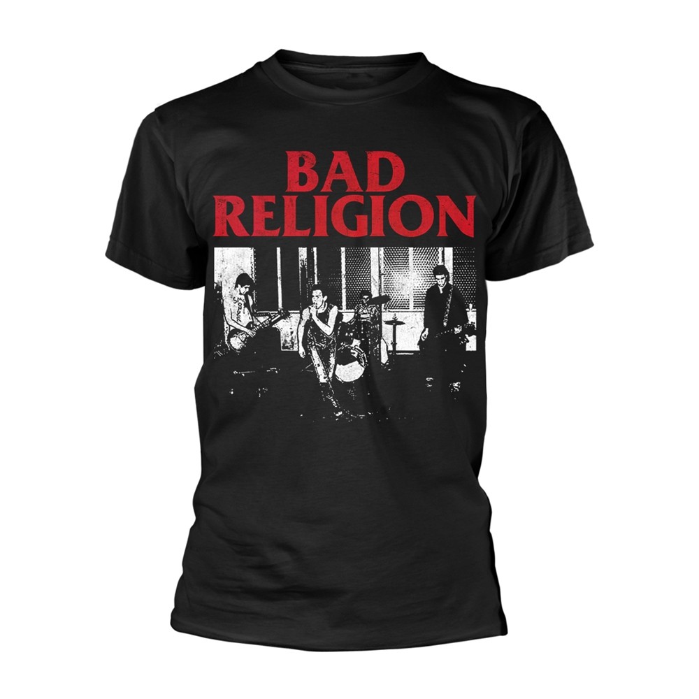 BAD RELIGION - LIVE 1980 BLACK T-Shirt Small