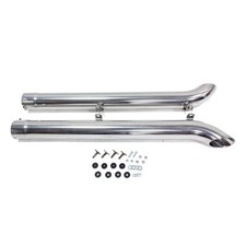 Hooker Exhaust Side Pipes 18 Gauge Pair Fits 1963-1974 Chevy Corvette 50735-1hkr