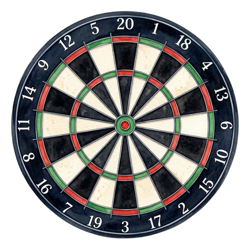 Dart Board Darts Self Adhesive Sticker