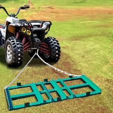 Drag Harrow 4/6ft Tow Behind DragHarrow Driveway Grader Rake for ATV UTV Tractor