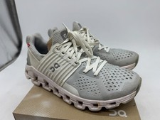 On Cloud Cloudswift 2 Athletic Sneakers Women's Glacier White Mesh Lace-Up - 6