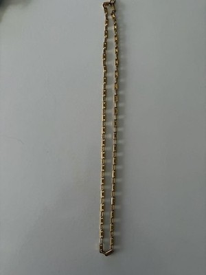Celine Women Accessory Vintage Macadam Pattern Long Necklace Limited Edition VHT
