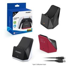 PS5 Single Seat Charger Stand LED Indicator for Wireless PS5 Controllers Gamepad