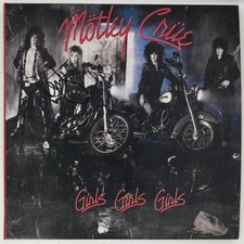 Tommy Lee Signed Autograph Motley Crue Girls, Girls, Girls Vinyl Record JSA COA