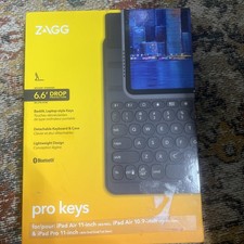 ZAGG Pro Keys Wireless Keyboard with Detachable Case for Apple iPad Pro 11"