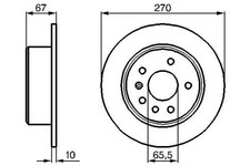 Disque de frein Opel OMEGA
