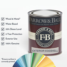 750ml - Farrow and Ball Paint - Exterior Eggshell - Archived Colours