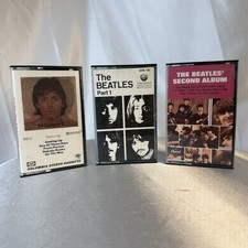VTG The Beatles/McCartney Cassette Tapes 3 White Album 1 / Second Album ROCK