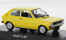 1975 Audi 50 Yellow 1/43 Minichamps / Maxichamps 940010401
