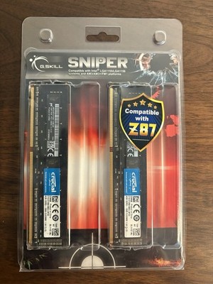 G.SKILL Sniper Series 8GB (2 x 4GB) desktop memory kit BRAND NEW SEALED RAM