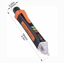 Kontaktloser Spannungsprüfer 12–1000V AC Elektrischer Prüfstift mit LED & Summer