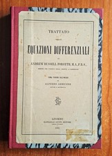 INGEGNERIA TRATTATO SULLE EQUAZIONI DIFFERENZIALI FORSYTH GIUSTI ED. MATEMATICA