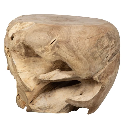 Uttermost Sola Handcrafted Teak Side Table - Picture 3 of 6