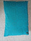 Pier 1 Imports Lumbar Throw Pillow Embroidered Gold Turquoise  Zippered 20x14 — photo 4