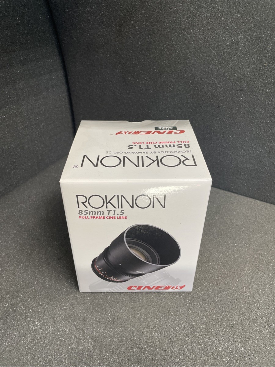 Rokinon Cine DS 85mm T1.5 AS IF UMC Full Frame Cine Lens for Canon