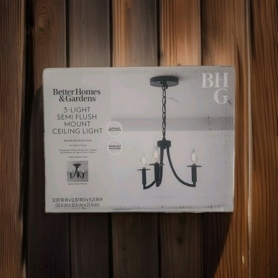 Better Homes & Gardens -3 Light Semi Flush Mount Ceiling Light (Michelle)  