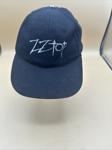 Sombrero/Gorra Ajustable Vintage Negro ZZ TOP XXX Tour Bordado Costuras Snapback - Imagen 1 de 6