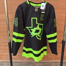 Adidas Dallas Stars Jamie Benn #14 Captain | Size 42 Blackout Third Jersey