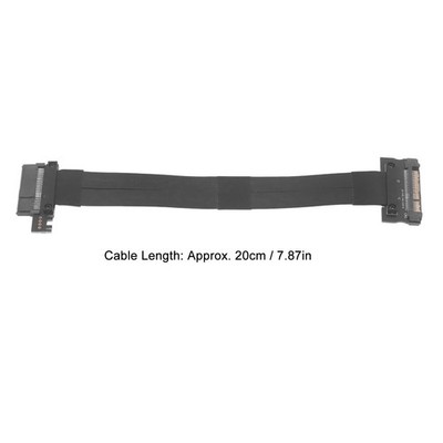 SFF 8639-Buchse Auf Stecker-Kabel 7 87 Zoll U2 SFF 8639 NVME PCIe SSD-Kabel Zum