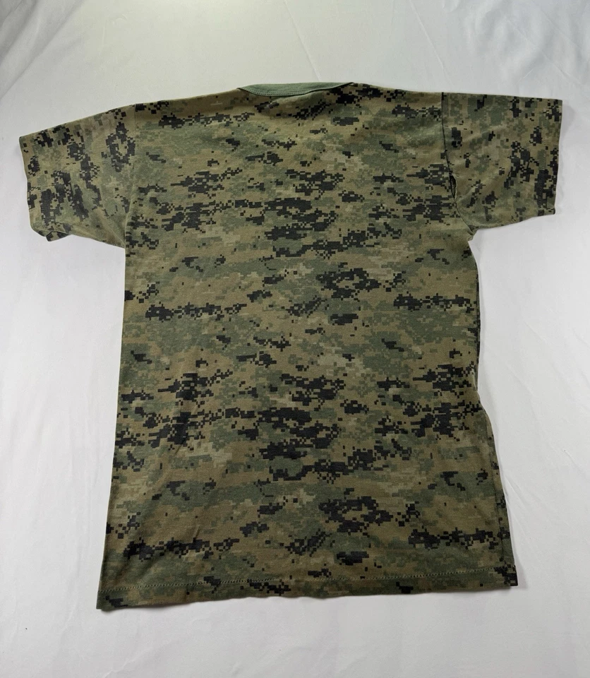Camiseta de Colección Años 90 Fox Exterior Talla Mediana Camuflada Puntada Única Verde Militar Foto 2 de 4