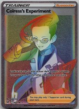 Colress's Experiment (Secret) Holo 205/196 ScR SWSH11: Lost O... NM Pokemon Card