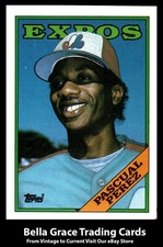 1988 Topps Pascual Perez #647 Montreal Expos MLB Baseball 