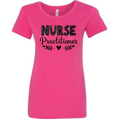 Inktastic Nurse Practitioner For Her Women's T-Shirt Day Retired Clothing Tees