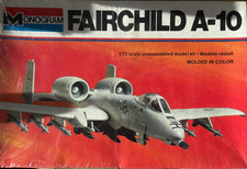 ✅Monogram 5405 1:72 Fairchild Republic A-10 "Warthog" - versiegelt (GN34-12R8/8)
