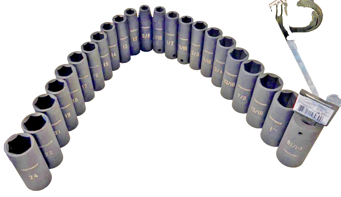 Craftsman 1/2 Drive Deep Impact Sockets