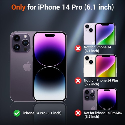 SUPFINE Magnetic für iPhone 14 Pro Hülle (Kompatibel mit MagSafe) (Militär G... - Bild 2 von 7