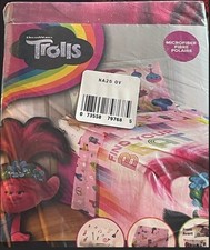 DreamWorks Trolls 3 Pc Twin Bed Deep Fitted Sheet Set Retro Dolls Musical