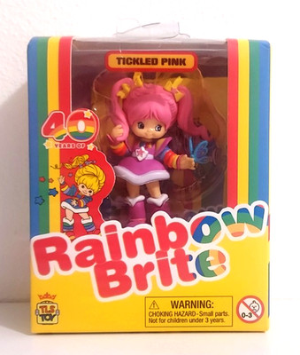 RAINBOW BRITE CheeBee 40 Years Of - TICKLED PINK, Mini Figur 2,5'' Tall