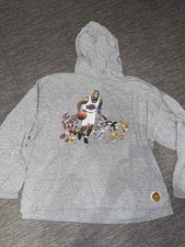 VINTAGE GREY SPACEJAM HOODIE SMALL