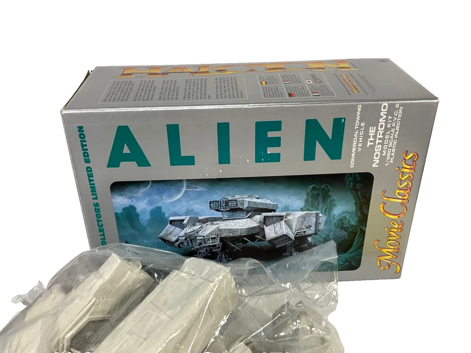 HALCYON ALIEN - The NOSTROMO SPACESHIP Model Kit PVC, 1:960 Scale, #HT03, NIB - Image 4 of 4