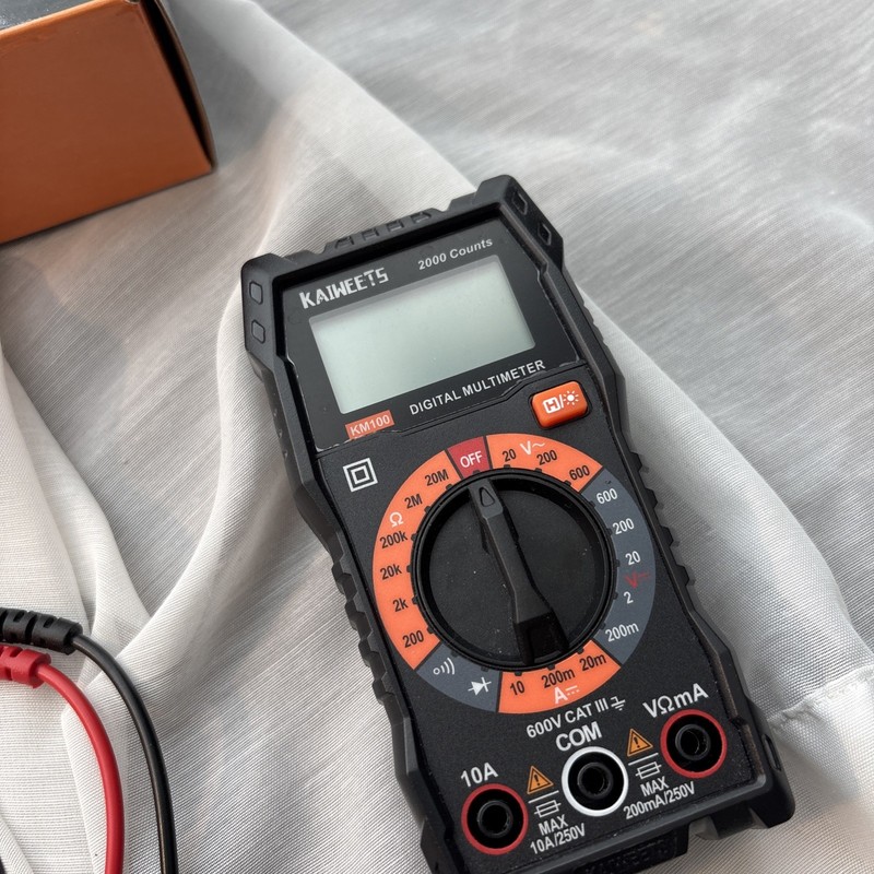 KAIWEETS Digital Multimeter 4000 Counts, Voltage Tester with Accurate Ohm Vol...