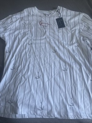 Karl Kani Herren T-Shirt, Weiß, Größe L NEU mit Etikett