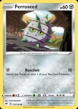 Pokemon Ferroseed (123/203) Vivid Voltage NM