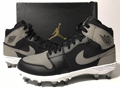 Nike Air Jordan 1 Mid TD Black/Grey AR5604-002 SZ 8 | eBay
