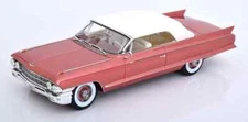 MITICA102001 1/18 CADILLAC ELDORADO BIARRITZ CONVERTIBLE CLOSED 1962 PINK MET
