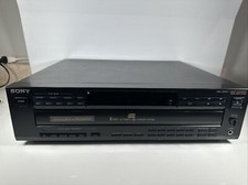 Sony CDP-C525 5 Disc Carousel CD Changer-No Remote-Tested/Working