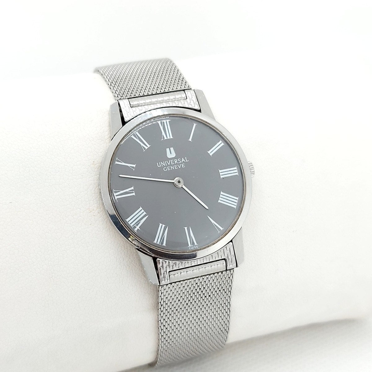 Universal Geneve Ultra Slim Manual Winding Cal.42 Grey Roman Dial