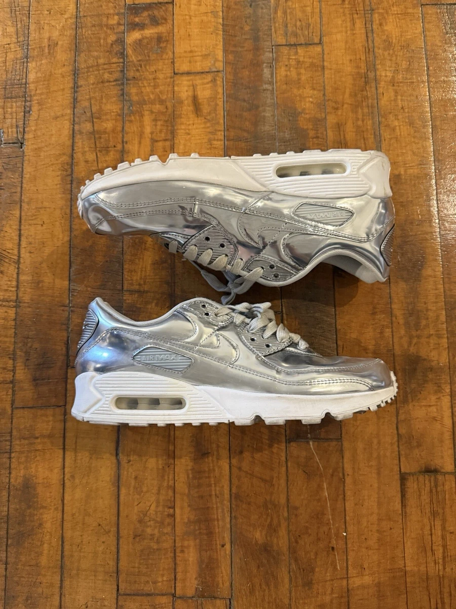Nike Air Max 90 Metallic Pack - Chrome W for sale | eBay