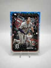 Colt Keith 2024 Topps Holiday RC Candy Cane Image Variation SP #H62 Tigers