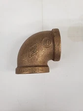 Smith-Cooper 4385005100 Reducing Elbow 90 deg, 1x1/2", 125, Brz Nl